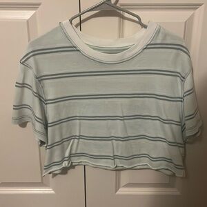 BDG Light Green Crop Tshirt